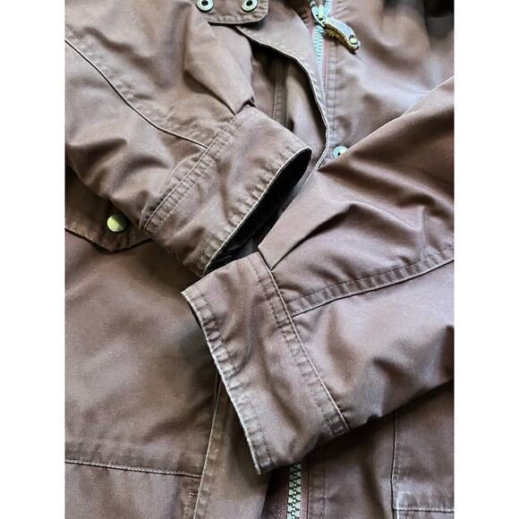 Vtg Lands End Women MP Full Zip Wool Lined Barn Coat Chore Jacket Utility - Picture 7 of 8